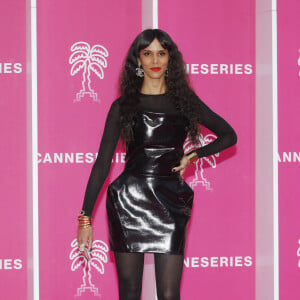 Shy'm (Tamara Marthe) pour la série "Cannes Confidential" - Photocall lors de la 5ème saison du festival International des Séries "Canneseries" à Cannes le 4 avril 2022. © Denis Guignebourg / Bestimage 