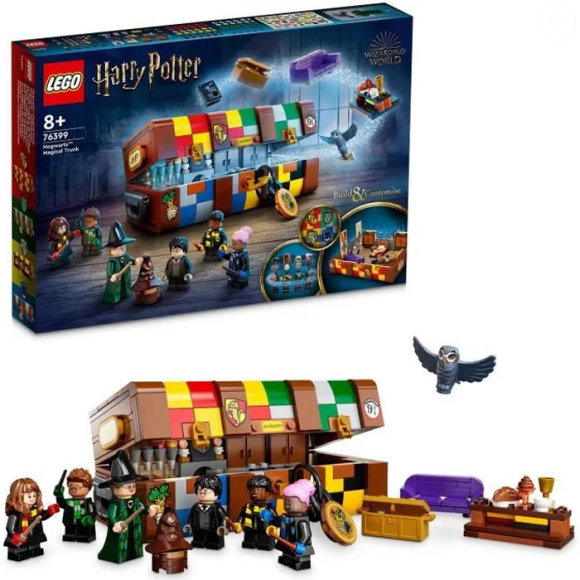 Votre enfant doit préparer sa Malle Magique de Poudlard Lego Harry Potter direction l'école de magie