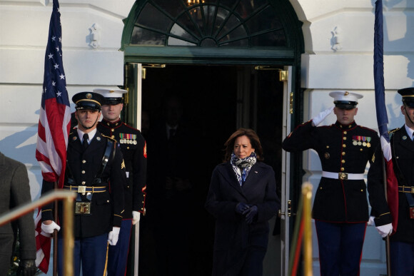 Kamala Harris, vice-présidente des Etats-Unis d'Amérique - Le président américain et la première dame accueillent le président français et sa femme à la Maison Blanche à Washington, The District, Etats-Unis, le 1er décembre 2022. 