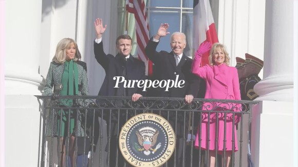 Brigitte Macron ultra élégante à la Maison Blanche : look automnal au bras d'Emmanuel, Jill Biden flashy