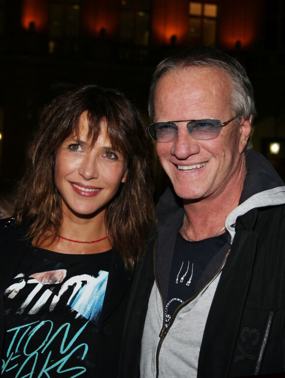Sophie Marceau et Christophe Lambert en 2012 à Paris.