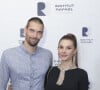 Exclusif - Camille Lacourt et sa compagne Alice Detollenaere - De nombreuses personnalités sont venues assister au dîner de gala annuel de l'Institut Rafaël-Santé intégrative au Pavillon Gabriel à Paris le 8 novembre 2022. © Jacques Bensoussan / Bestimage 