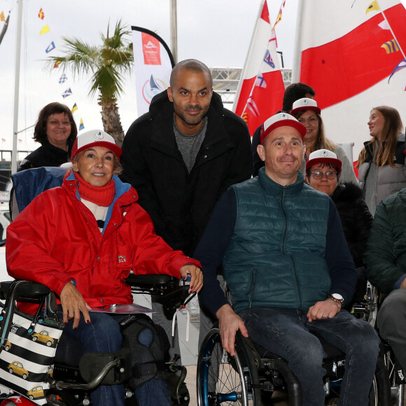 Tony Parker durant la journée mondiale du handicap au Yacht Club de Monaco. Le 3 décembre 2022. © Jean-François Ottonello / Nice Matin / Bestimage