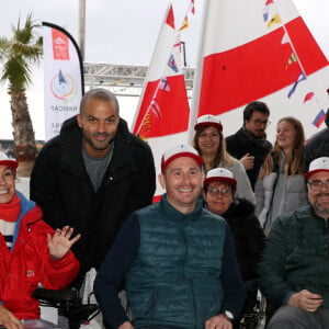 Tony Parker durant la journée mondiale du handicap au Yacht Club de Monaco. Le 3 décembre 2022. © Jean-François Ottonello / Nice Matin / Bestimage