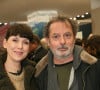 Christophe Alévêque et sa compagne Serena Reinaldi - Salon du livre de Paris porte de Versailles  © JLPPA/Bestimage