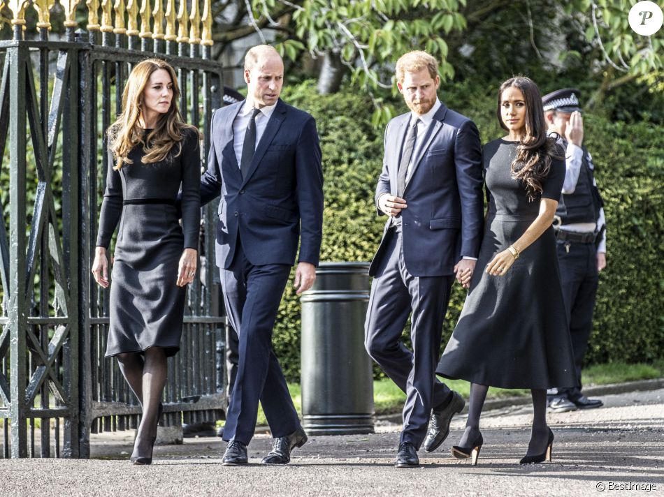 Le prince de Galles William, la princesse de Galles Kate Catherine Middleton, le prince Harry