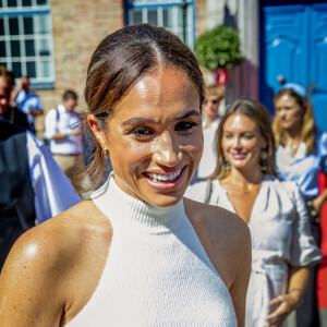 Meghan Markle, duchesse de Sussex, arrive à l'hôtel de ville pour l'événement Invictus Games Dusseldorf 2023 One Year to Go, à Düsseldorf, Allemagne, le 6 septembre 2022. 