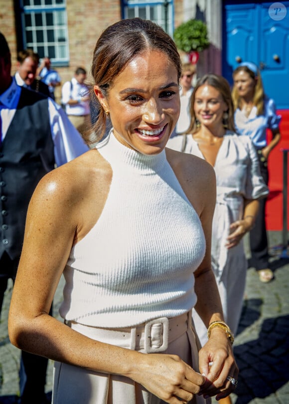 Meghan Markle, duchesse de Sussex, arrive à l'hôtel de ville pour l'événement Invictus Games Dusseldorf 2023 One Year to Go, à Düsseldorf, Allemagne, le 6 septembre 2022. 