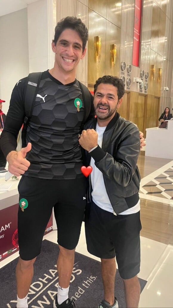 Jamel Debbouze était au Qatar pour assister à la victoire du Maroc contre l'Espagne.
