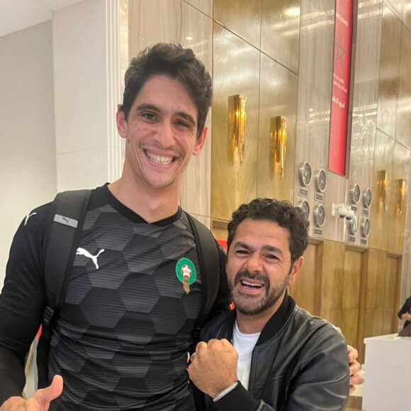 Jamel Debbouze était au Qatar pour assister à la victoire du Maroc contre l'Espagne.