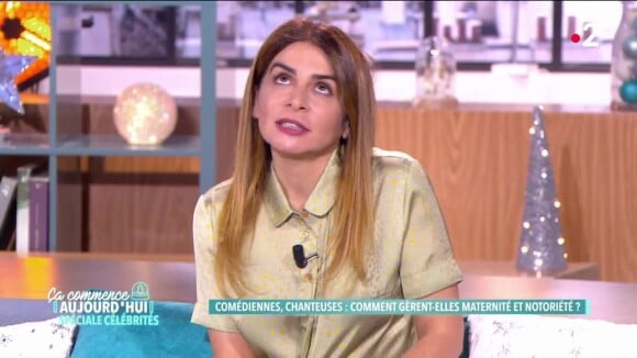 Julie Zenatti dans l'émission "Ca commence aujourd'hui" sur France 2.