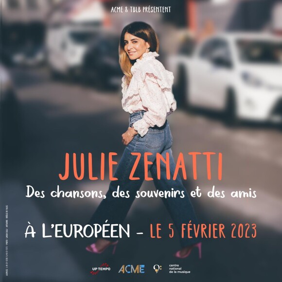 Julie Zenatti en concert à L'Européen le 5 février 2023.