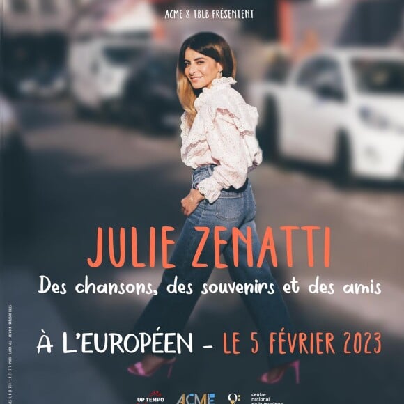 Julie Zenatti en concert à L'Européen le 5 février 2023.