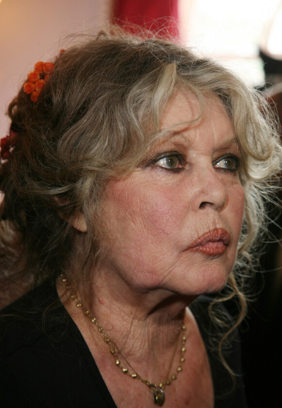 Brigitte Bardot célébre les 20 ans de sa fondation pour les animaux le 28 septembre 2006 au théatre Marigny 