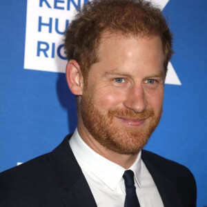 Le prince Harry et Meghan Markle lors du photocall de la soirée caritative Robert F. Kennedy Human Rights à New York le 6 décembre 2022. 