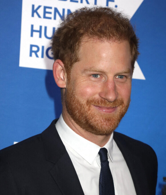 Le prince Harry et Meghan Markle lors du photocall de la soirée caritative Robert F. Kennedy Human Rights à New York le 6 décembre 2022. 