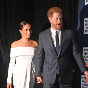 Le prince Harry et Meghan Markle - Photocall de la soirée de gala Robert F Kennedy Human Rights à New York le 6 décembre 2022. 