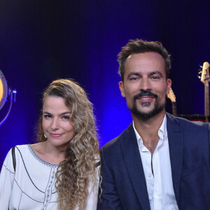 Exclusif - Cecilia Cara et Damien Sargue - Backstage - Enregistrement de l'émission "300 Choeurs chantent les plus belles comédies musicales" à Paris, qui est rediffusée le 9 décembre sur France 3 © Giancarlo Gorassini / Bestimage
