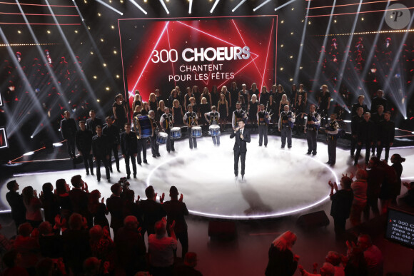Exclusif - Vincent Niclo - Enregistrement de l'émission "300 Choeurs chantent pour les fêtes" à Paris, diffusée le 9 décembre sur France 3 © Jack Tribeca / Bestimage