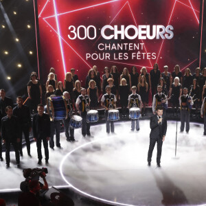 Exclusif - Vincent Niclo - Enregistrement de l'émission "300 Choeurs chantent pour les fêtes" à Paris, diffusée le 9 décembre sur France 3 © Jack Tribeca / Bestimage