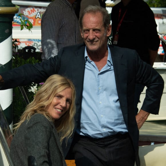 Sandrine Kiberlain, Vincent Lindon à Venise en marge du 78ème festival international du film de Venise, la Mostra