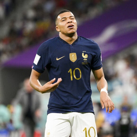 Kylian Mbappé - Match "France - Pologne" (3-1) lors de la Coupe du Monde 2022 au Qatar (FIFA World Cup Qatar 2022). Le 4 décembre 2022 © JB Autissier / Panoramic / Bestimage