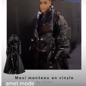 Amel Bent dévoile un look tout en vinyle à la "Matrix" sur ses réseaux sociaux - Instagram