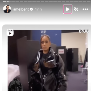 Amel Bent dévoile un look tout en vinyle à la "Matrix" sur ses réseaux sociaux - Instagram