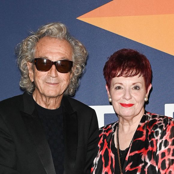 Exclusif - Luc Plamondon et Fabienne Thibeault - Générale de l'opéra-rock "Starmania" à la Seine Musicale de Boulogne-Billancourtle 8 novembre 2022. © Dominique Jacovides-Coadic Guirec/Bestimage