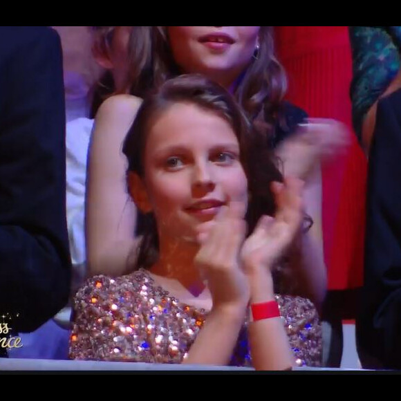 Sylvie Tellier très émue, elle fait ses adieux à Miss France lors du concours Miss France 2023, le 17 décembre 2022, en direct sur TF1