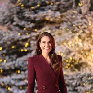 Catherine Kate Middleton, princesse de Galles - La famille royale à la sortie de la messe "Together at Christmas" à l'Abbaye de Westminster le 15 décembre 2022. © Photoshot / Panoramic / Bestimage 