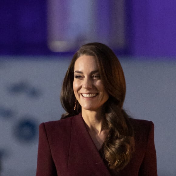 Catherine (Kate) Middleton, princesse de Galles - La famille royale à la sortie de la messe "Together at Christmas" à l'Abbaye de Westminster le 15 décembre 2022. 