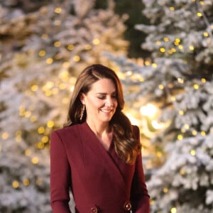 Catherine (Kate) Middleton, princesse de Galles, arrive pour le "Together at Christmas" Carol Service à l'abbaye de Westminster à Londres, Royaume uni, le 15 décembre 2022. 