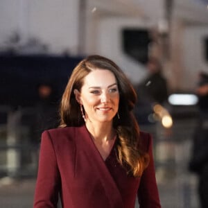 Catherine (Kate) Middleton, princesse de Galles, arrive pour le "Together at Christmas" Carol Service à l'abbaye de Westminster à Londres, Royaume uni, le 15 décembre 2022. 