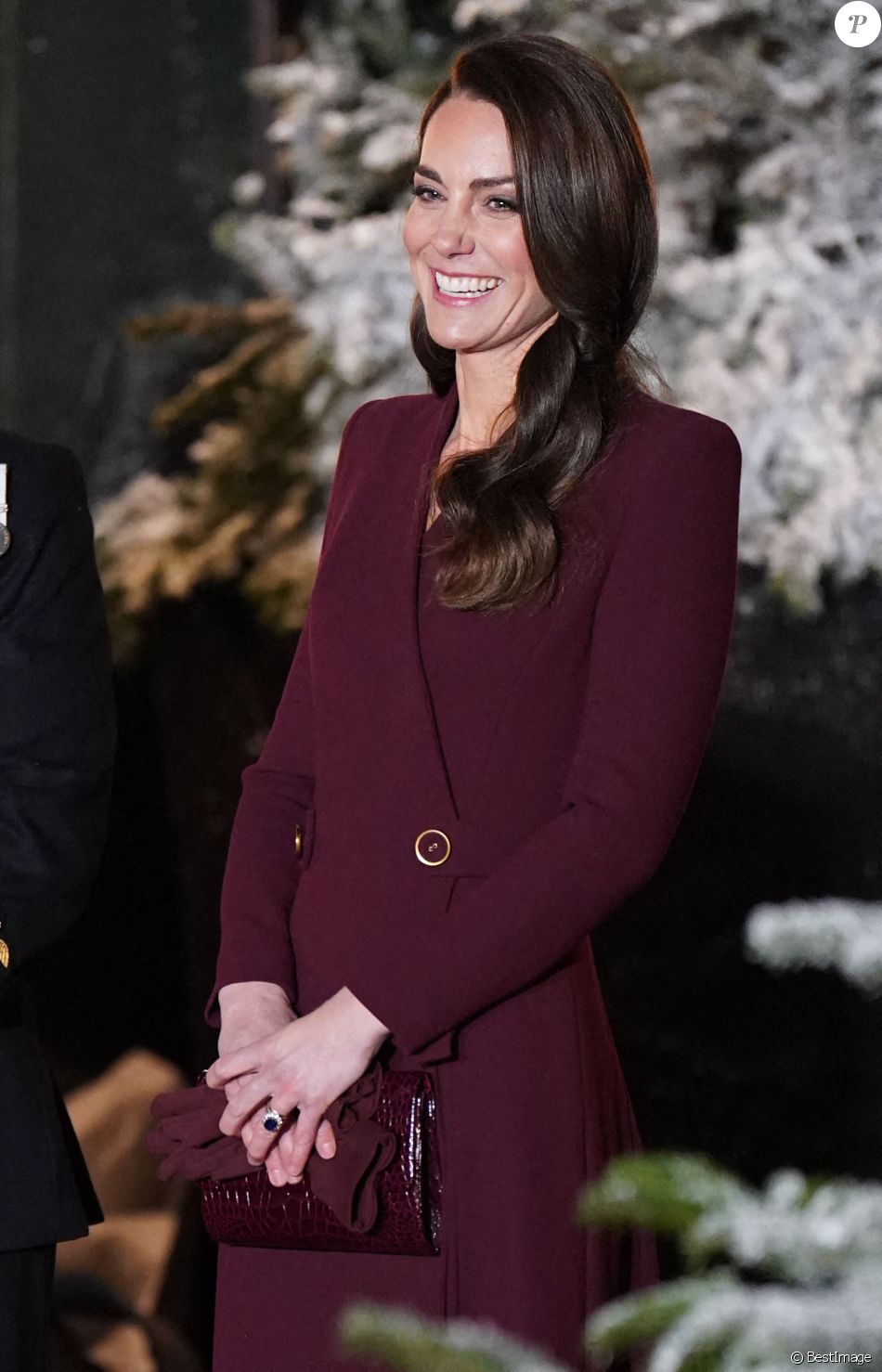 Catherine (Kate) Middleton, princesse de Galles, arrive pour le