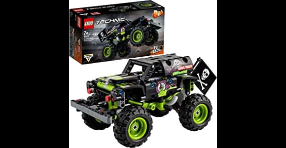 Votre enfant va réaliser des cascades folles avec ce jeu de construction 2-en-1 Lego Technic Monster Jam Grave Digger