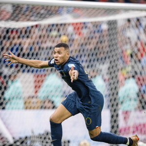 Kylian Mbappe - Match "France - Argentine (3-3 - tab 2-4)" en finale de la Coupe du Monde 2022 au Qatar, le 18 décembre 2022.