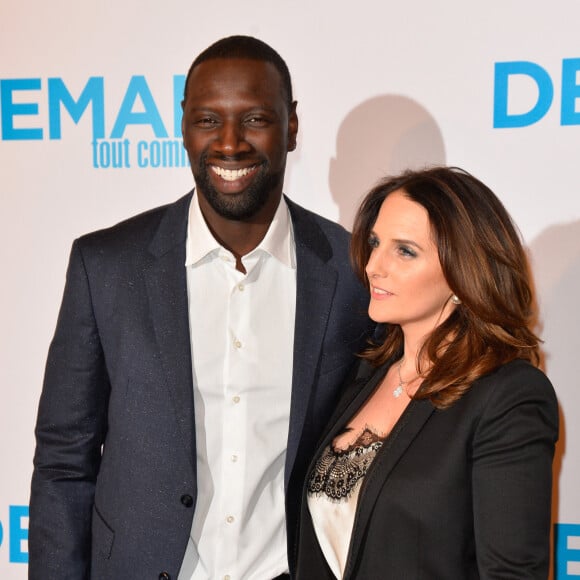 Omar Sy et sa femme Hélène - Avant première du film "Demain tout commence" au Grand Rex à Paris le 28 novembre 2016. © Coadic Guirec/Bestimage 