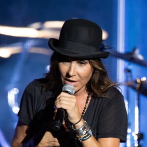 Exclusif - Zazie - Zazie en concert lors de sa tournée "Le Zazie Essencieltour" au Festival de Ramatuelle, France, le 7 août 2019. © Cyril Bruneau/Festival de Ramatuelle/Bestimage