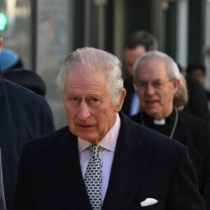 Le roi Charles III d'Angleterre, lors d'un service de l'Avent à l'église de la communauté chrétienne éthiopienne, King's Cross, à Londres, Royaume Uni, le 8 décembre 2022. 