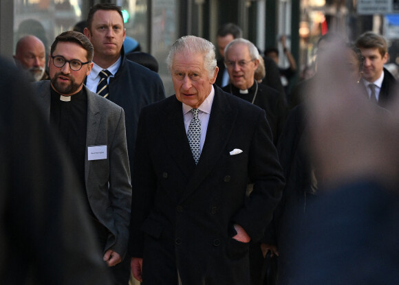 Le roi Charles III d'Angleterre, lors d'un service de l'Avent à l'église de la communauté chrétienne éthiopienne, King's Cross, à Londres, Royaume Uni, le 8 décembre 2022. 