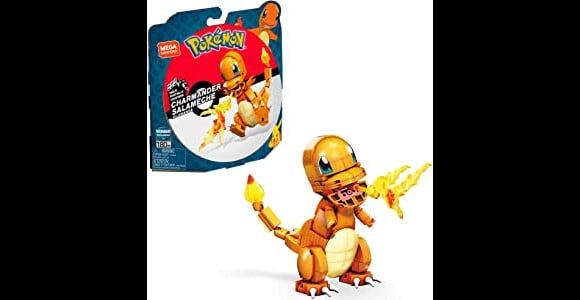 Votre enfant va pouvoir construire son propre Salamèche avec ce jeu Mega Construx Pokémon Salamèche