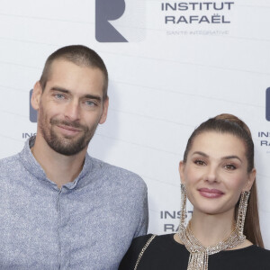 Exclusif - Camille Lacourt et sa compagne Alice Detollenaere - De nombreuses personnalités sont venues assister au dîner de gala annuel de l'Institut Rafaël-Santé intégrative au Pavillon Gabriel à Paris. © Jacques Bensoussan / Bestimage