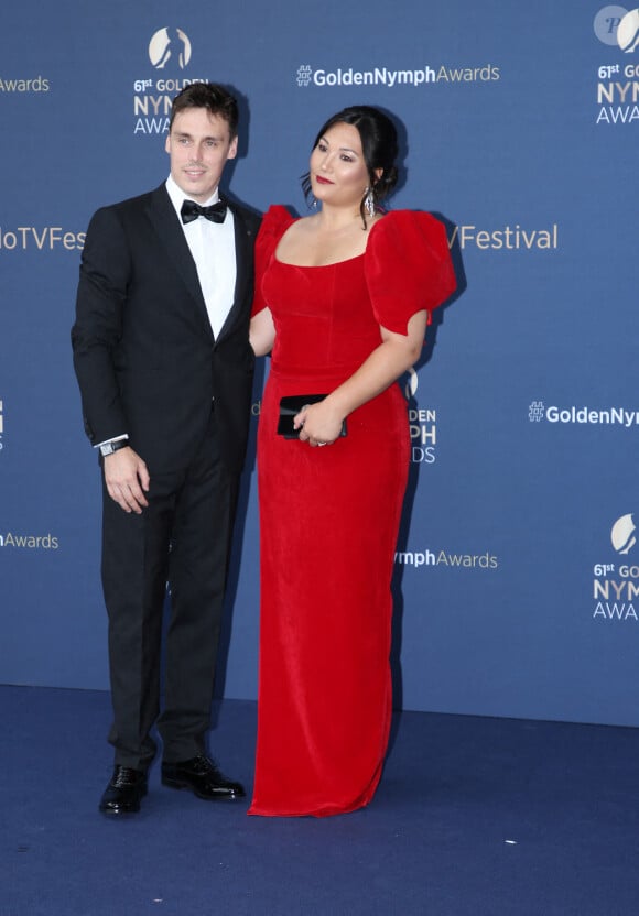 Louis Ducruet et sa femme Marie - Cérémonie de clôture du 61ème Festival de Télévision de Monte Carlo le 21 juin 2022. © Denis Guignebourg/Bestimage 