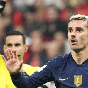 Antoine Griezmann - Match de demi-finale "France - Maroc" lors de la Coupe du Monde 2022 au Qatar (FIFA World Cup Qatar 2022), le 14 décembre 2022. © JB Autissier / Panoramic / Bestimage