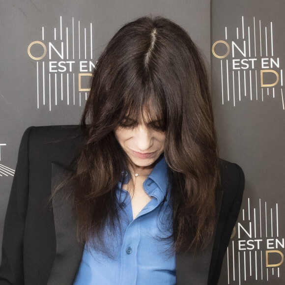 Charlotte Gainsbourg en backstage de l'émission "On Est En Direct" (OEED), présentée par L.Salamé et L.Ruquier, diffusée en direct sur France 2, à Paris, France, le 22 janvier 2022. © Jack Tribeca/Bestimage