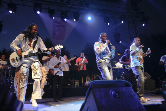 Archive - Le groupe Earth, Wind and Fire lors du Nice Jazz Festival en 2010 à Nice, le 17 juillet 2010.