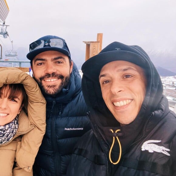 Alizée et Grégoire Lyonnet à la montagne.