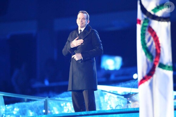 Garou interprète Un peu plus haut lors de la cérémonie d'ouverture des jeux olympiques à Vancouver, le 12 février 2010 !