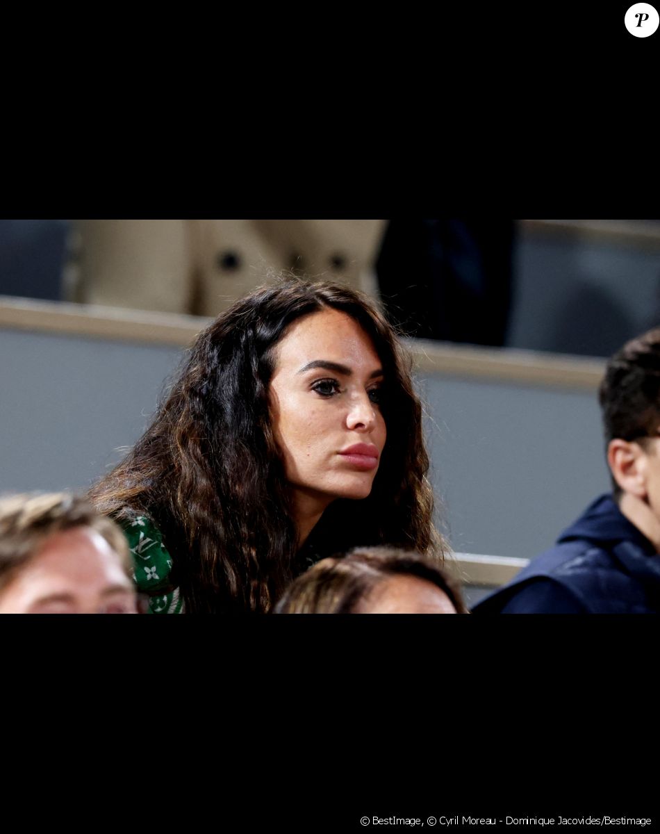 Jade Lagardère - Célébrités dans les tribunes des internationaux de France de Roland Garros à Paris le 31 mai 2022. © Cyril Moreau - Dominique Jacovides/Bestimage